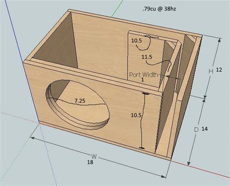 subwoofer enclosure size